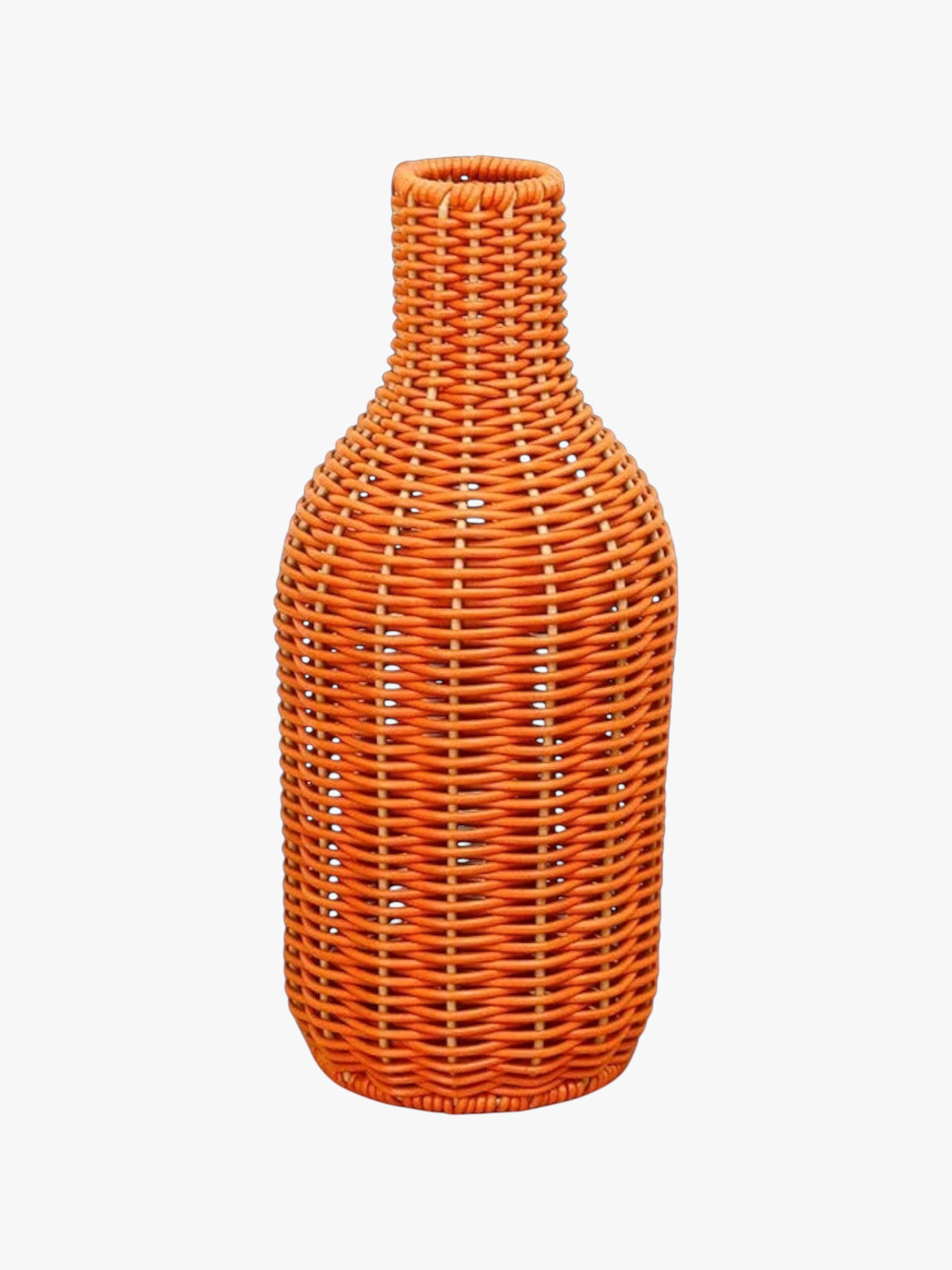 Vase Tressé En Rotin Synthétique