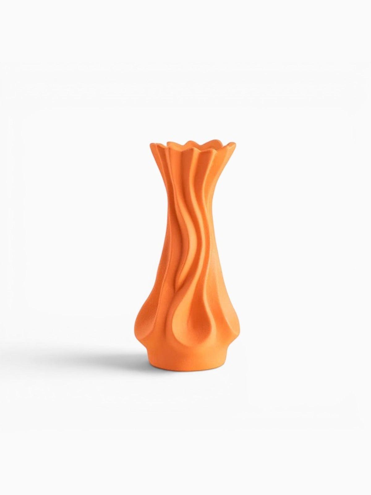 Vase Orange Moderne En Céramique