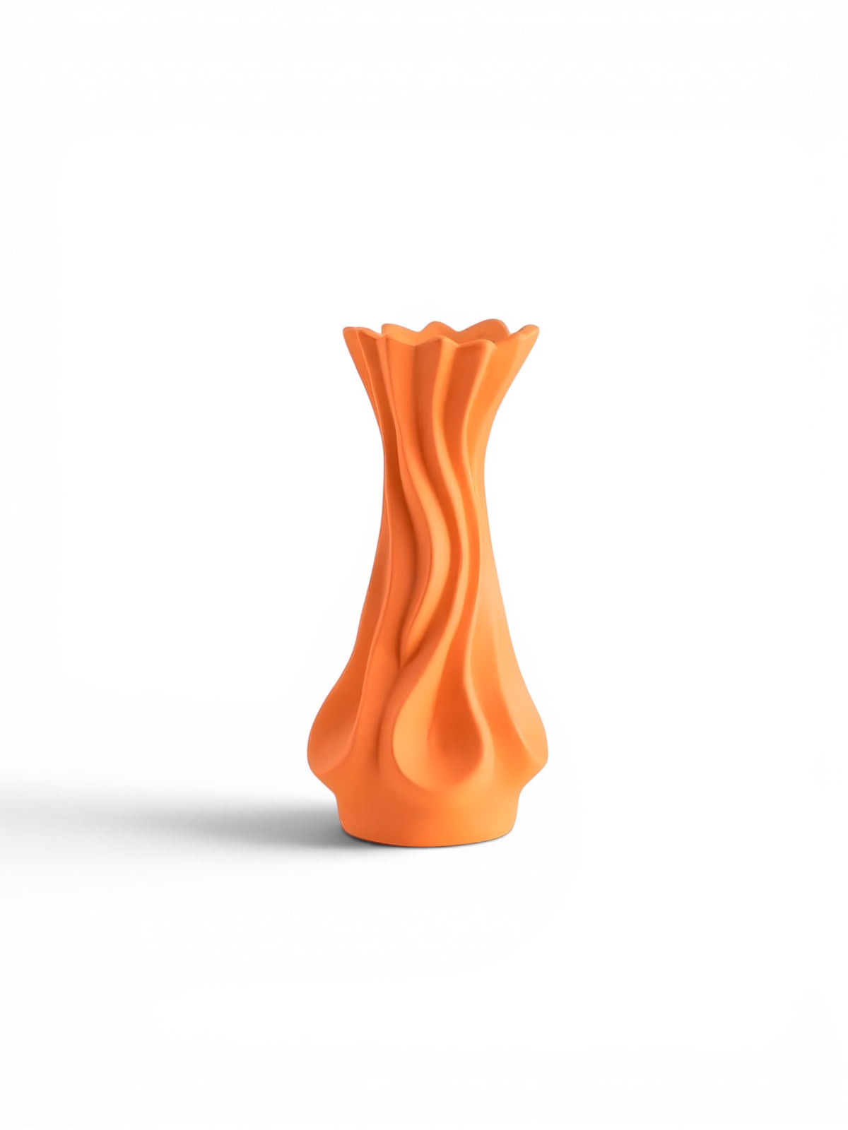 Vase Orange Moderne En Céramique