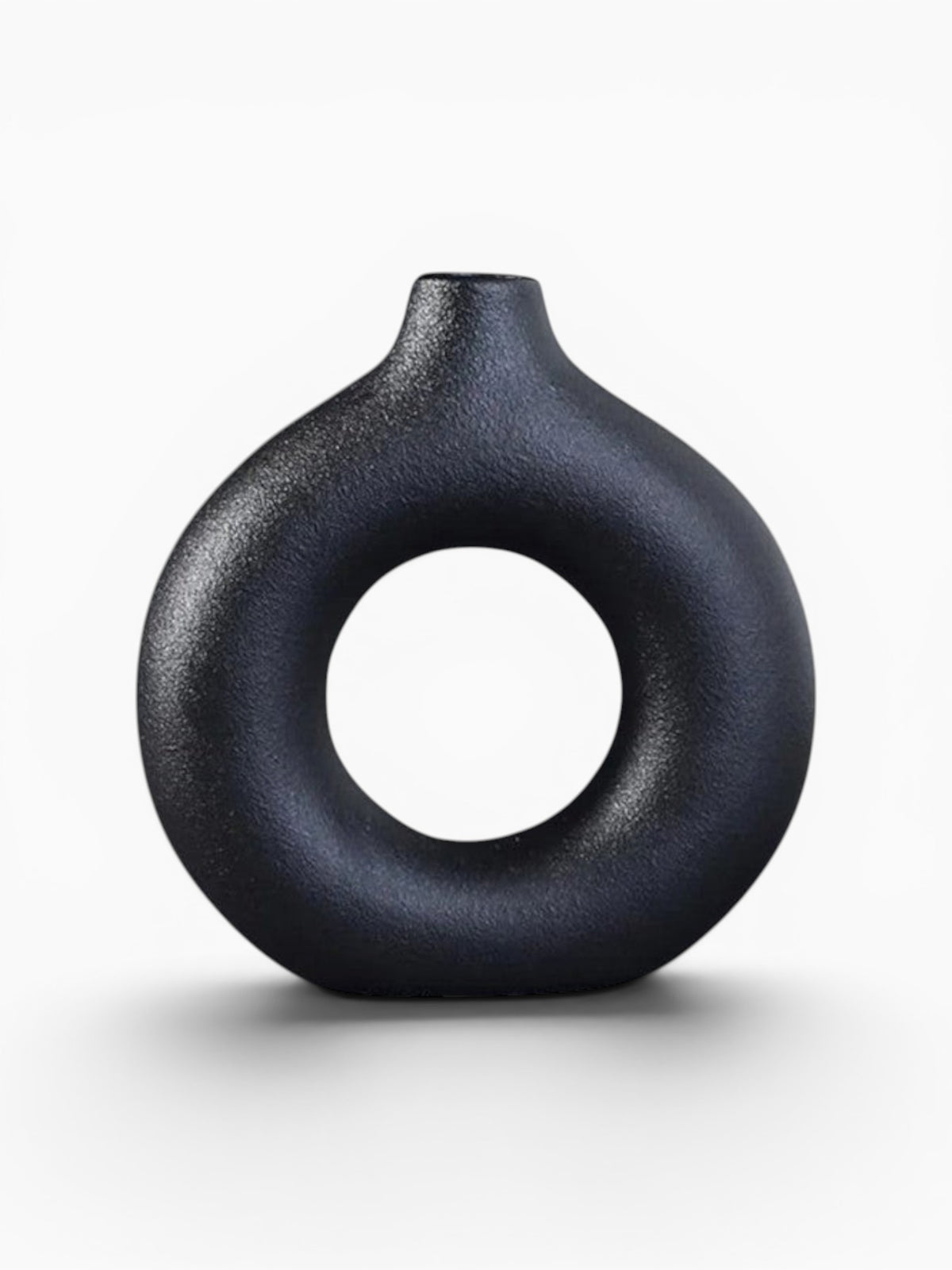 Vase Beignet En Céramique Décoratif