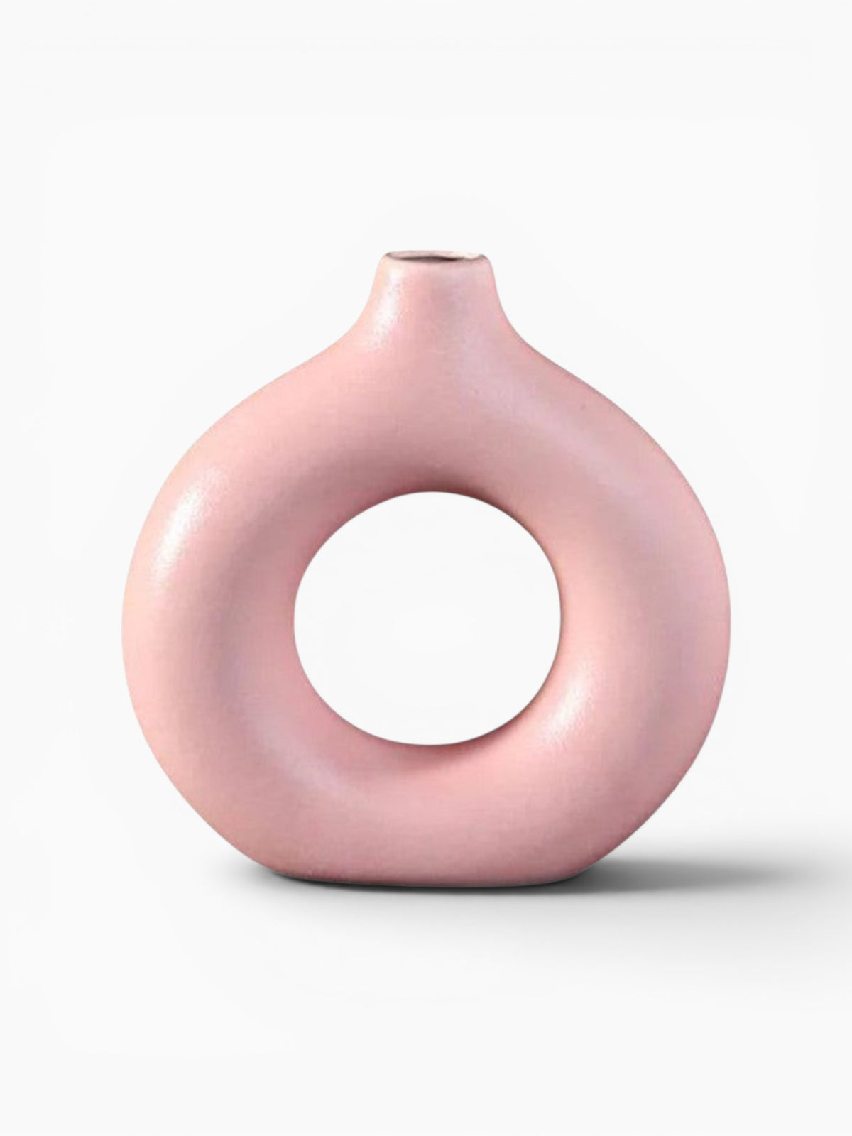 Vase Beignet En Céramique Décoratif