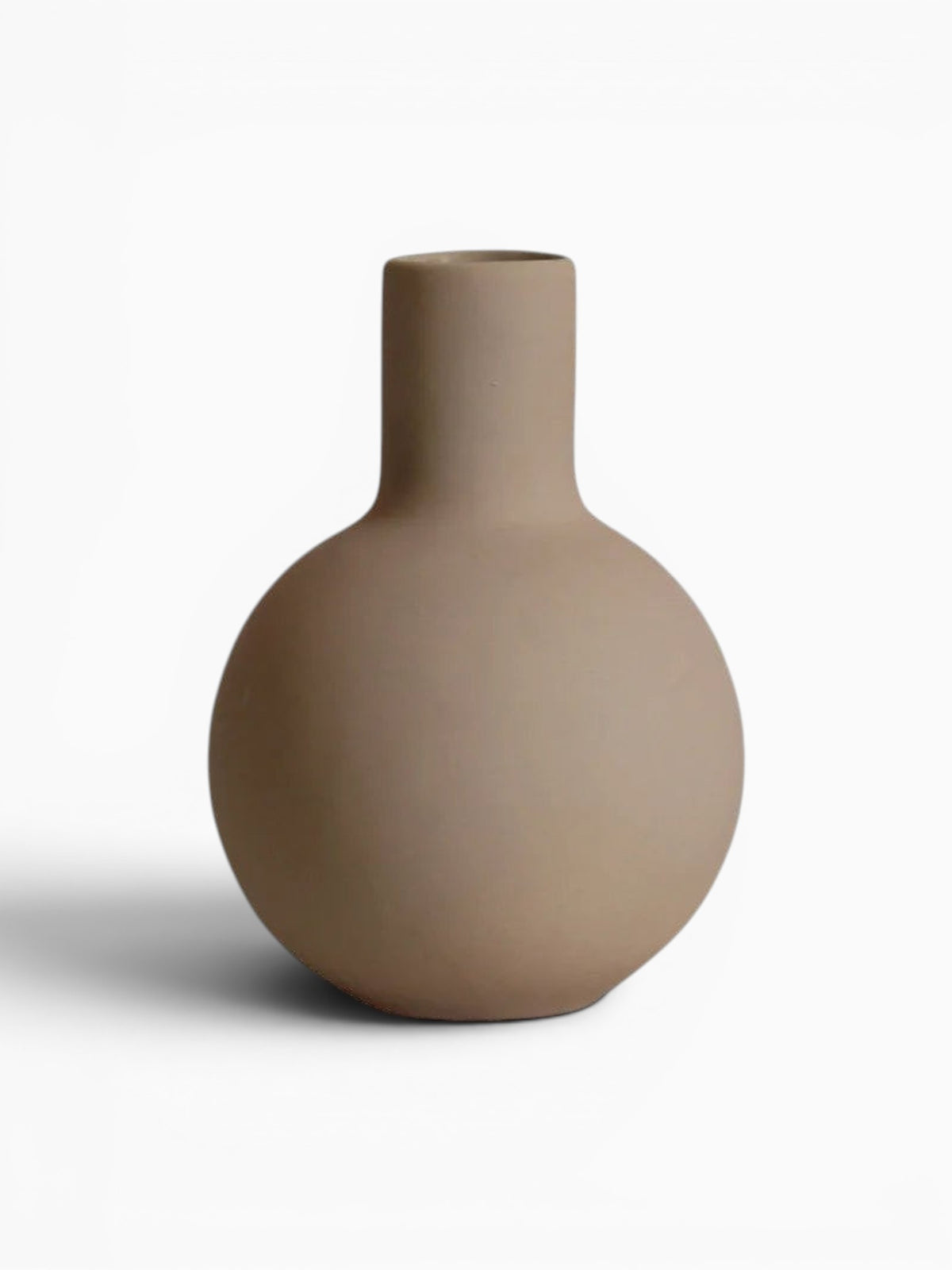 Petit Vase Rond En Céramique Pour Fleurs Séchées