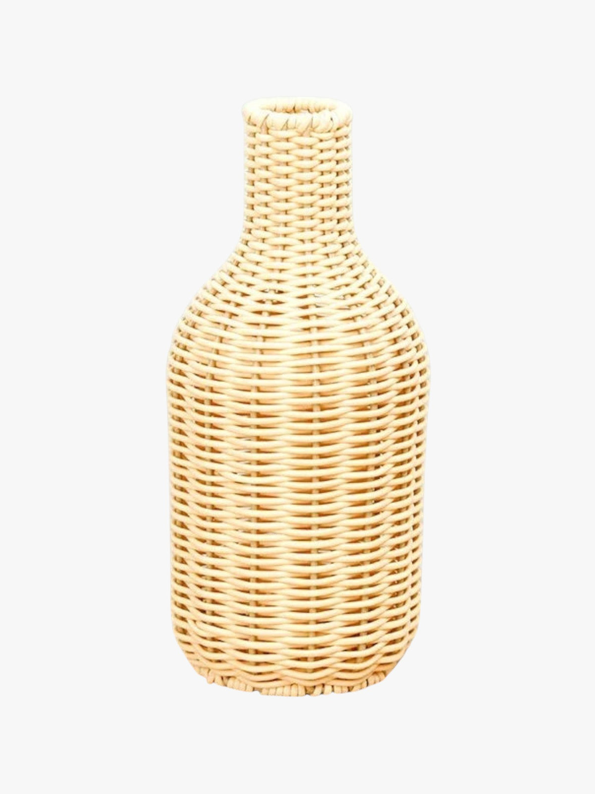 Vase Tressé En Rotin Synthétique